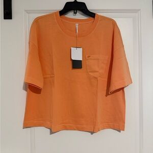 Fabletics Orange Short Sleeve Men's Tee